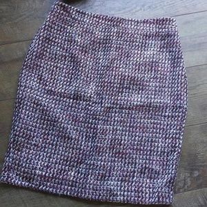 Loft Multi Color  Skirt size 2